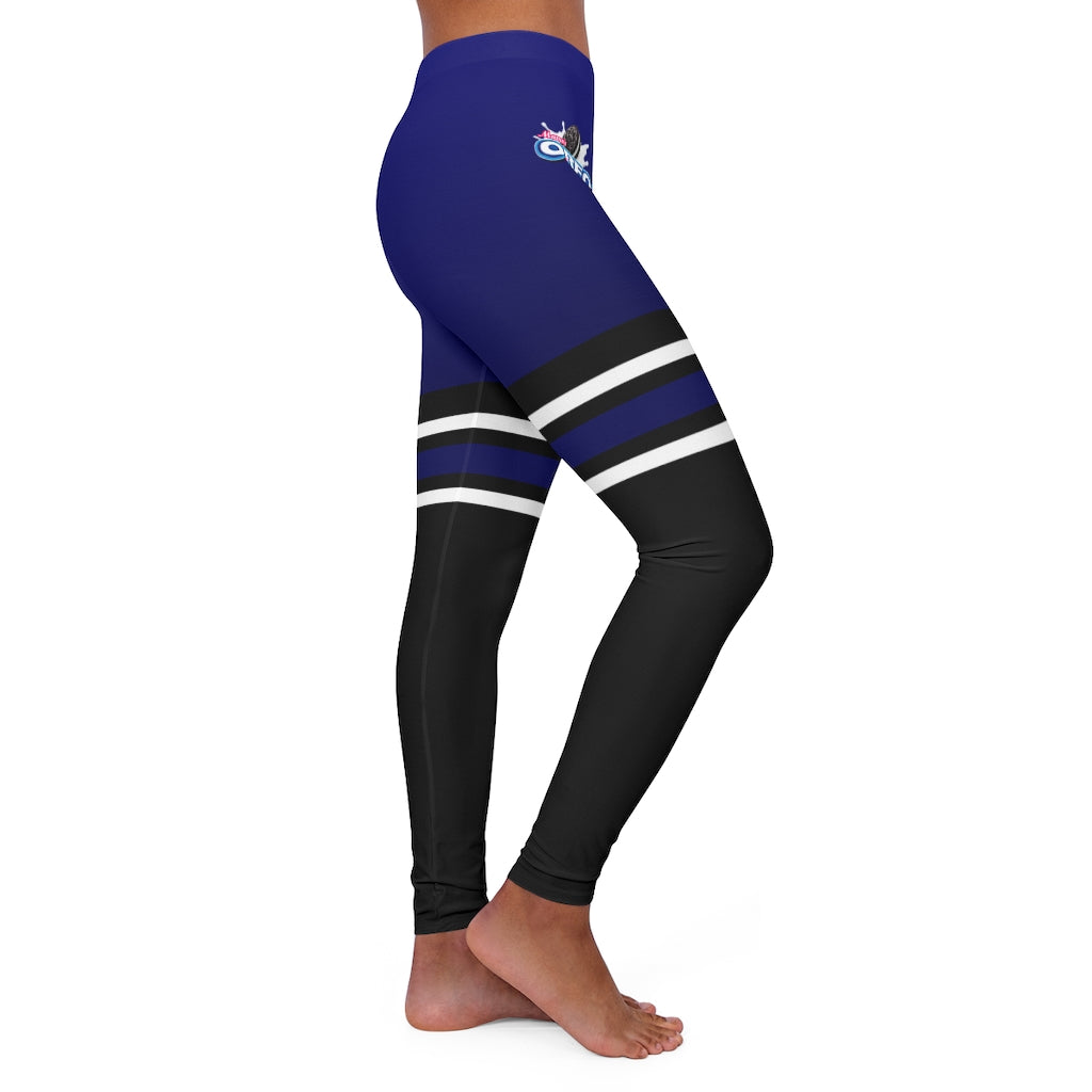 Oreo Knee Highs Navy Blue Black