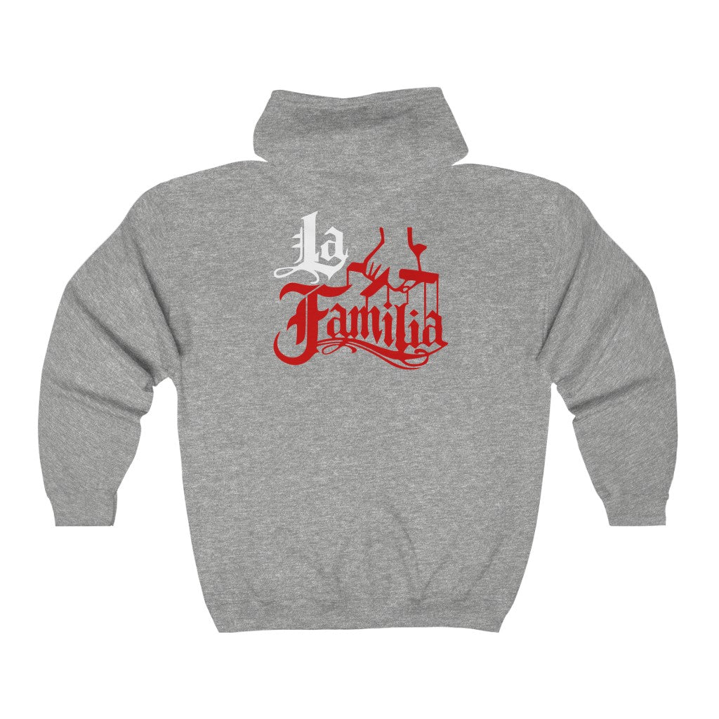 Hustle Hard La Familia Full Zip Hoodi