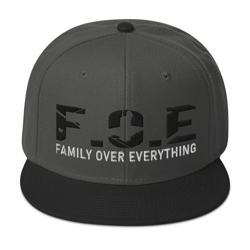 FOE Snapback Hat BW