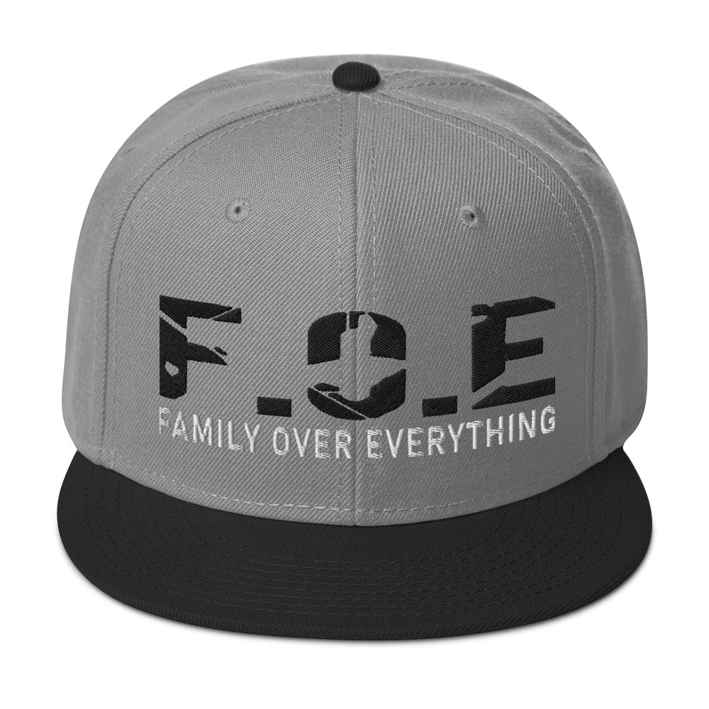 FOE Snapback Hat BW