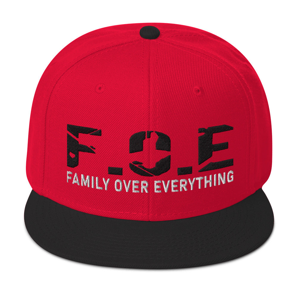 FOE Snapback Hat BW