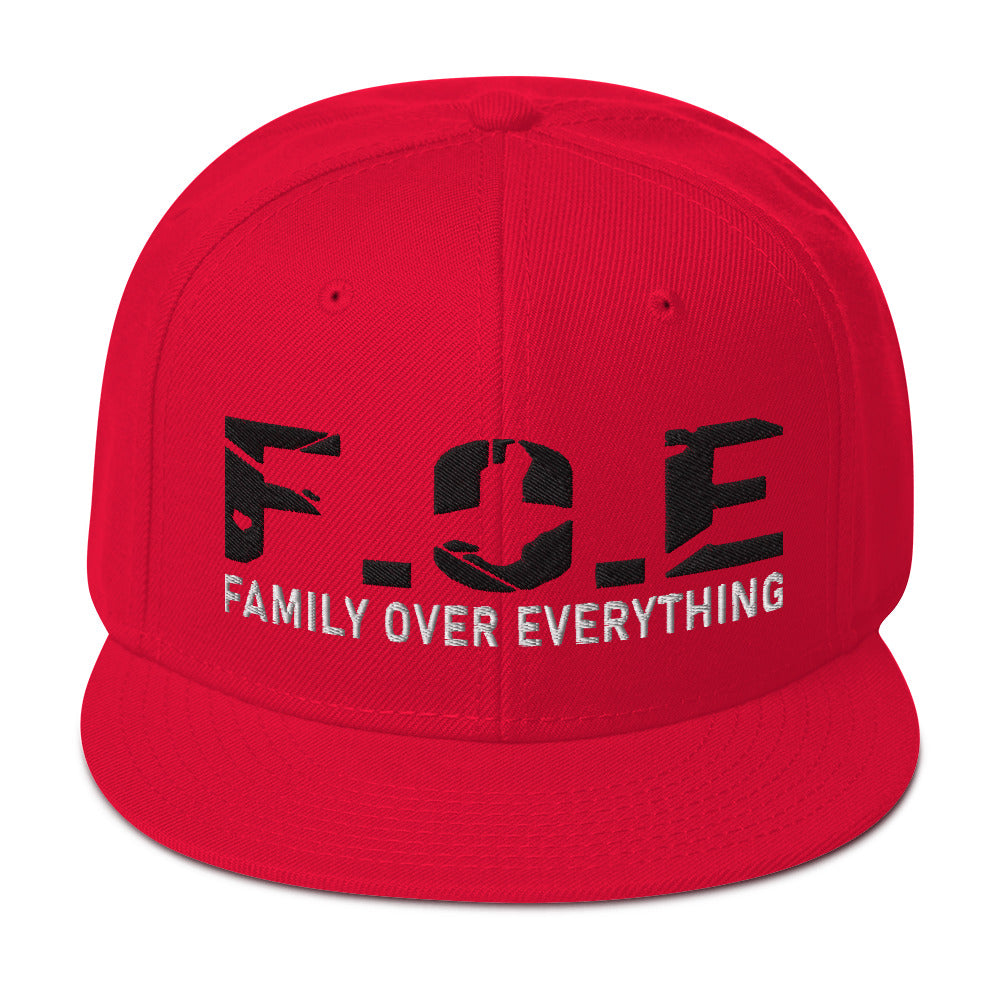 FOE Snapback Hat BW