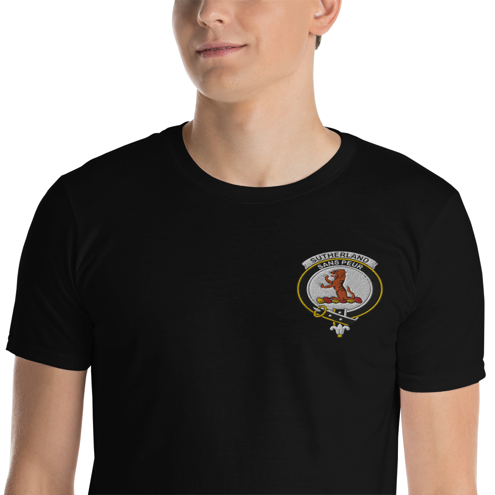 Sutherland Sans Peur Emb T-Shirt WG Wide Emblem