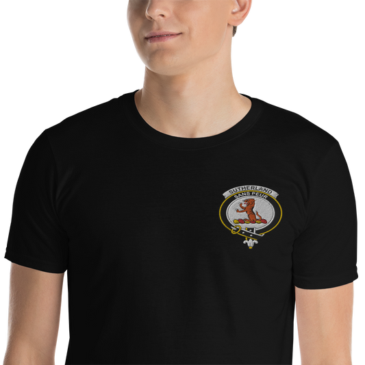 Sutherland Sans Peur Emb T-Shirt WG Wide Emblem