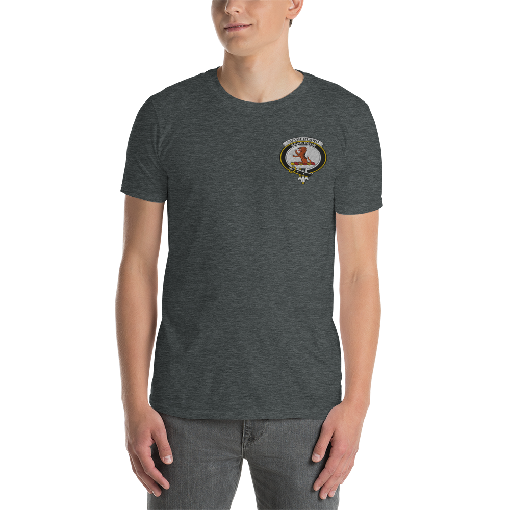 Sutherland Sans Peur Emb T-Shirt WG Wide Emblem