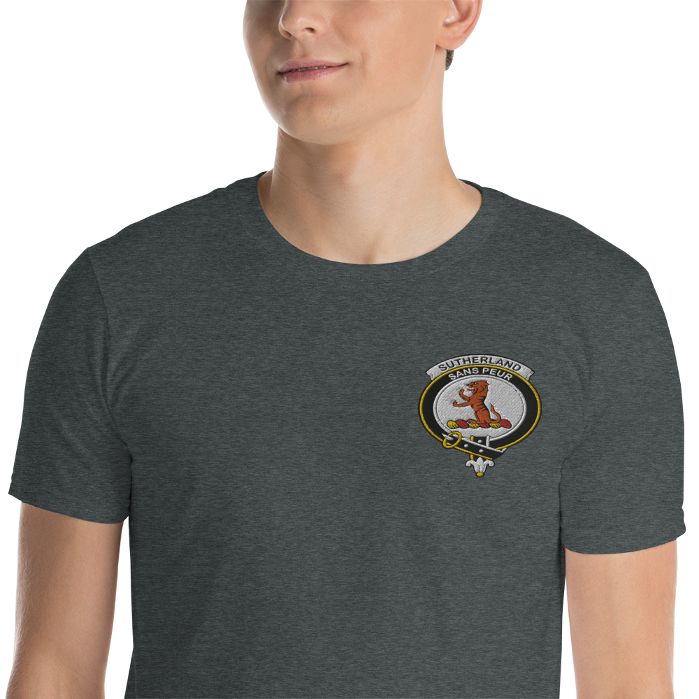 Sutherland Sans Peur Emb T-Shirt WG Wide Emblem