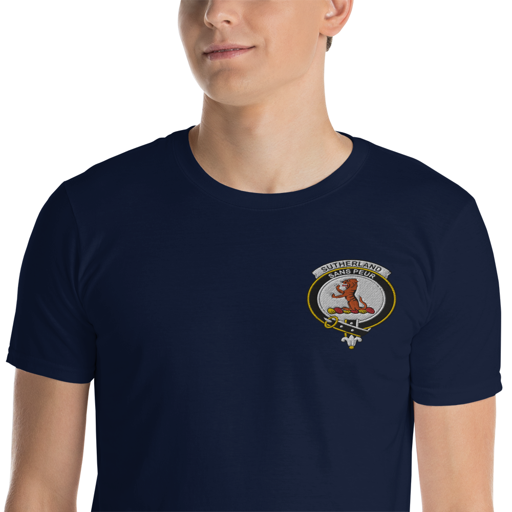 Sutherland Sans Peur Emb T-Shirt WG Wide Emblem