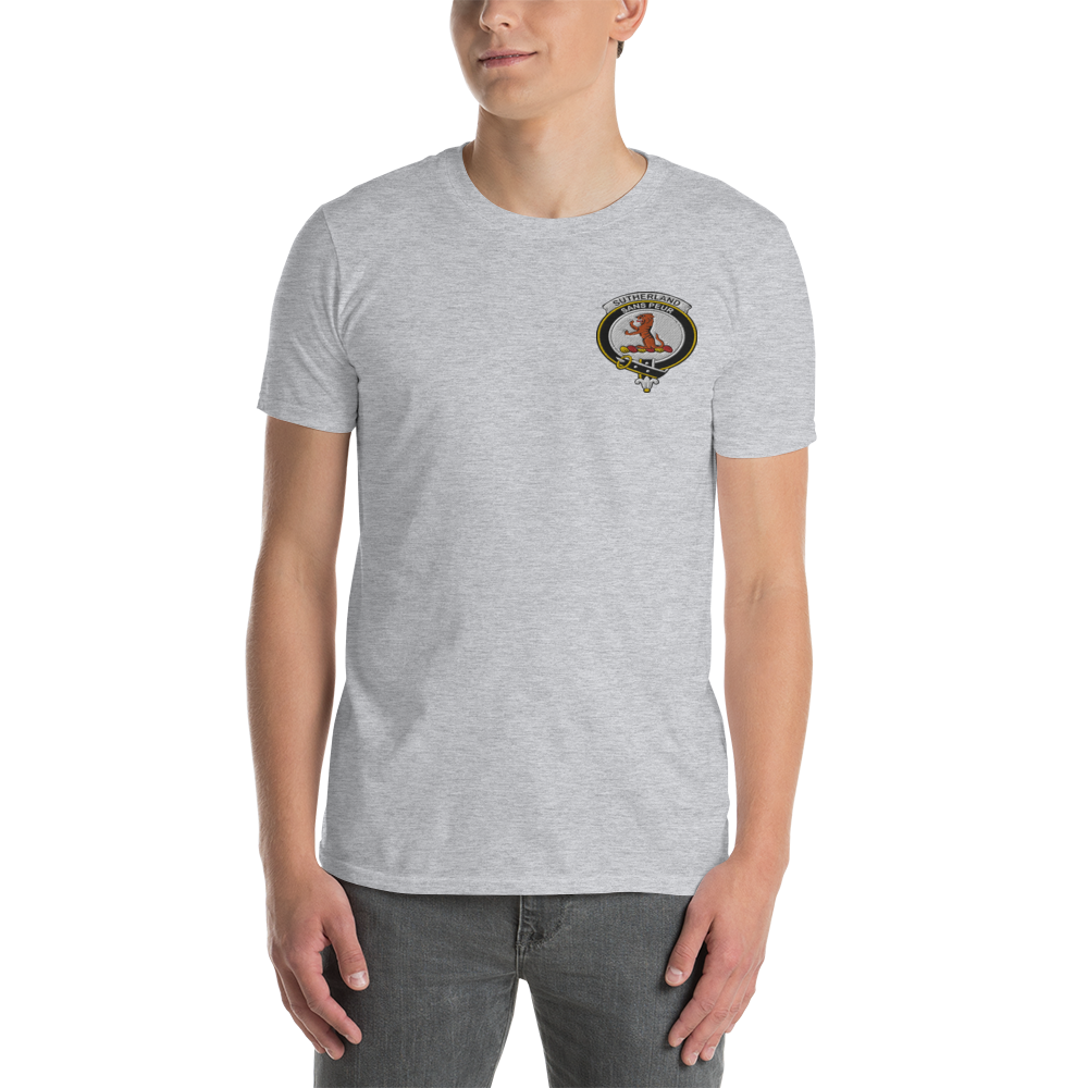 Sutherland Sans Peur Emb T-Shirt WG Wide Emblem