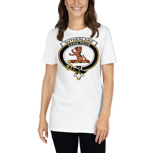 Sutherland Sans Peur T-Shirt Wide Emblem