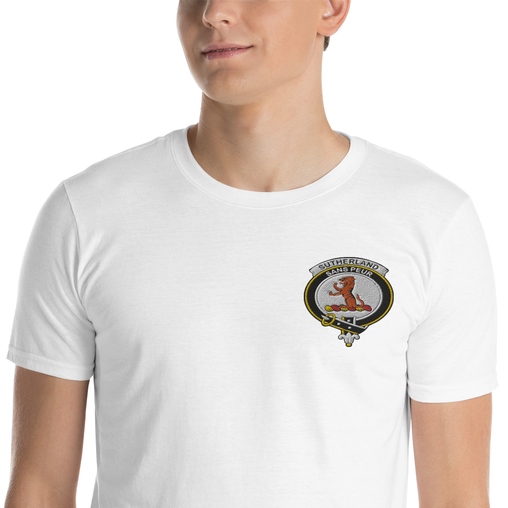 Sutherland Sans Peur Emb T-Shirt WG Wide Emblem