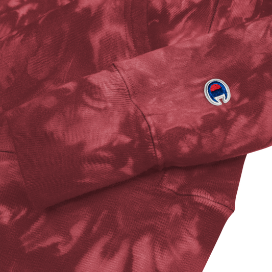 FOE Champion Tie-Dye Hoodie Black Label