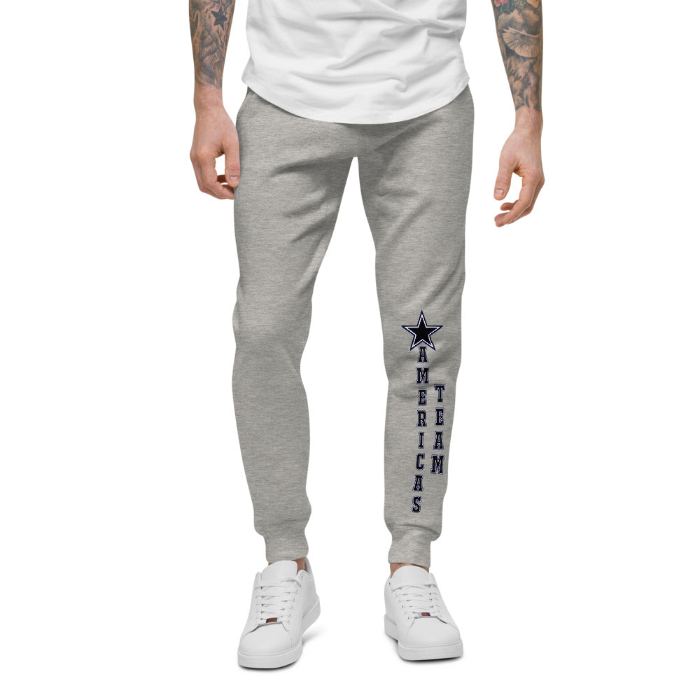 Cowboys: Americas Team Fleece Sweats (White / Carbon Grey)