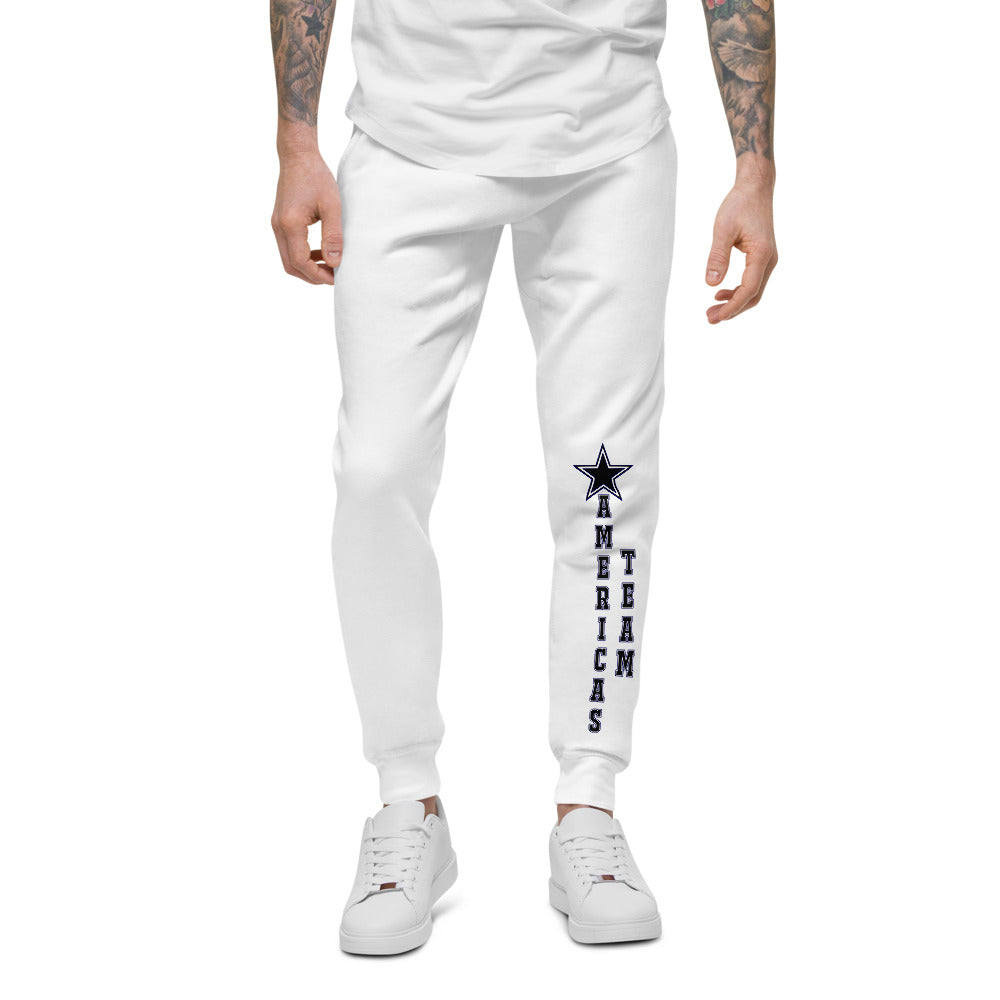 Cowboys: Americas Team Fleece Sweats (White / Carbon Grey)