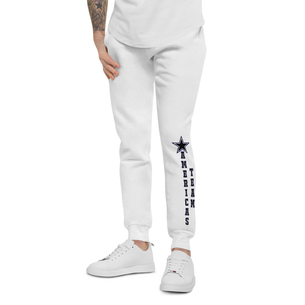 Cowboys: Americas Team Fleece Sweats (White / Carbon Grey)