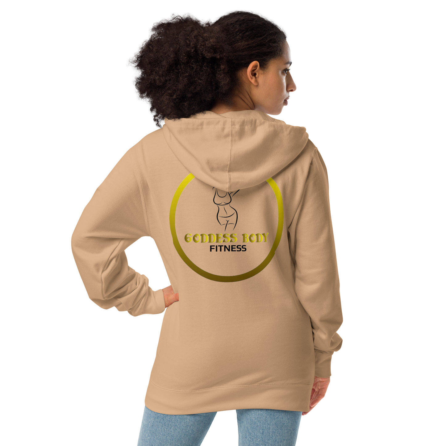 Goddess Body Fitness 5 Zip Up Hoodie