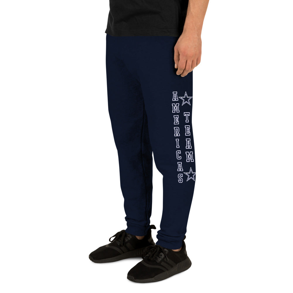 Cowboys: Americas Team Sweats (Blk Navy Blk Heather)