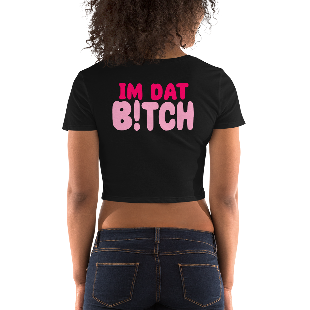 Bitches Is Weird Women’s Crop Tee